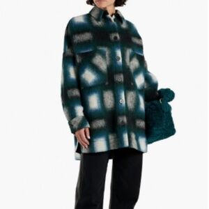 IRO Medium (FR38) oversized checked wool coat